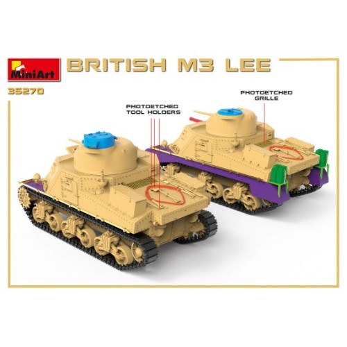 Бронетехника и артиллерия Танк M3 Lee британской армии