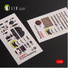 P-51H Mustang 3D декаль интерьер для комплекта Modelsvit 1:48 КЕЛИК K48059