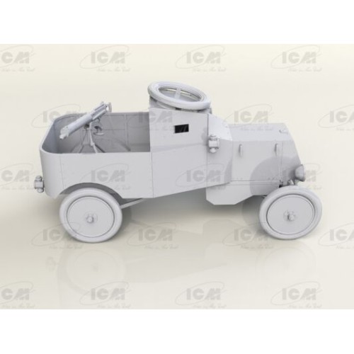 Бронетехника и артиллерия Бронеавтомобиль RNAS Model T с британским танковым экипажем (Первая мировая война)