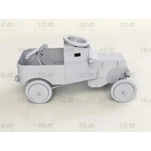 Бронетехника и артиллерия Бронеавтомобиль RNAS Model T с британским танковым экипажем (Первая мировая война)