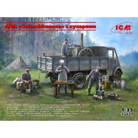 Збірна модель 1:35 Фігури AHN "Gulaschkanone" із кухарями ICM 35421