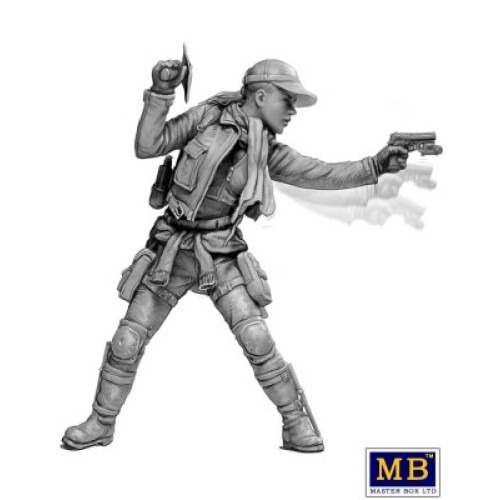 Фігури та мініатюри Збірна модель 1:35 Комплект Zombieland Series комплект №3 Дорога до волі. Мисливці на зомбі MasterBox 35243