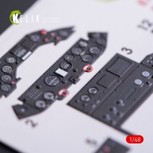 Декалі TBD-1A Douglas 3D декаль інтер'єр для комплекту GWH 1:48 KELIK K48008