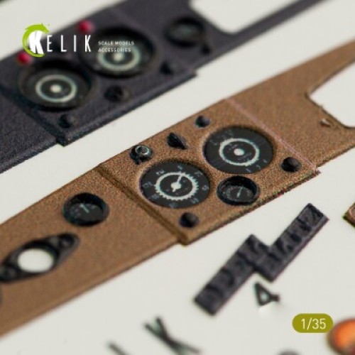 Декалі Opel Blitz 3ton 4x2 3D декаль інтер'єр для комплекту Tamiya 1:35 KELIK K35006