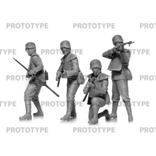 Фігури та мініатюри Збірна модель 1:35 Піхота Італії 1СВ у сталевій броні ICM 35721