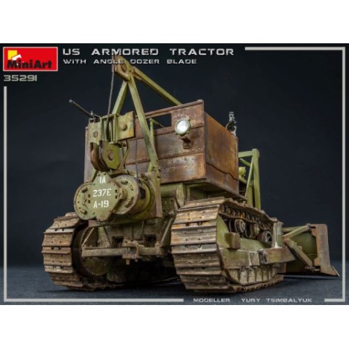Бронетехніка та артилерія Збірна модель 1:35 Американський броньований трактор із бульдозерним відвалом MiniArt 35291