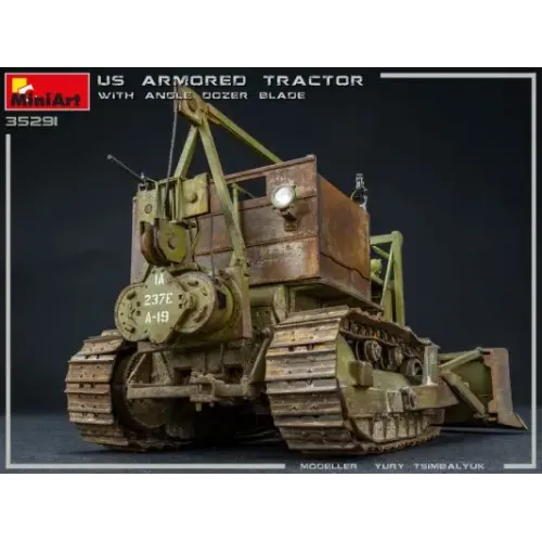 Бронетехника и артиллерия Американский бронированный бульдозер с ножевым отвалом