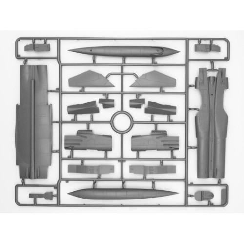 Збірна модель літака Збірна модель 1:72 Радянський літак-розвідник Міг-25 РБ ICM 72173 1:75