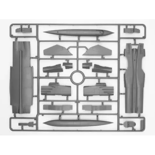 Збірна модель літака Збірна модель 1:72 Радянський літак-розвідник Міг-25 РБ ICM 72173 1:75