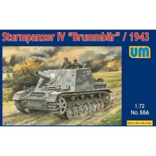 Бронетехника и артиллерия Немецкая САУ Sturmpanzer IV "Brumbar" 1943