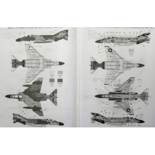 Збірна модель літака Збірна модель 1:72 Літак F-4 C:D:J Phantom II Aces Italeri 1373 1:72