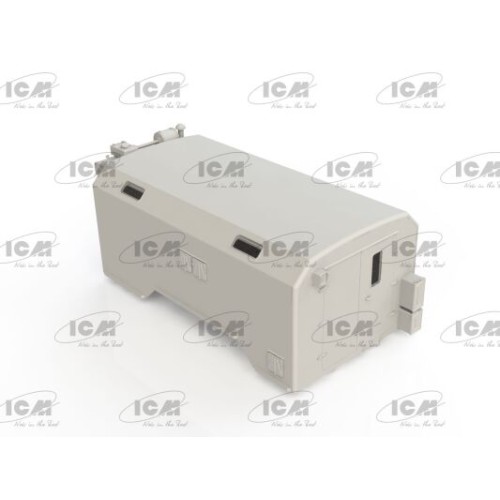 Авто-мото Збірна модель 1:35 Кузов-фургон військового автомобіля (кунг) ICM 35010