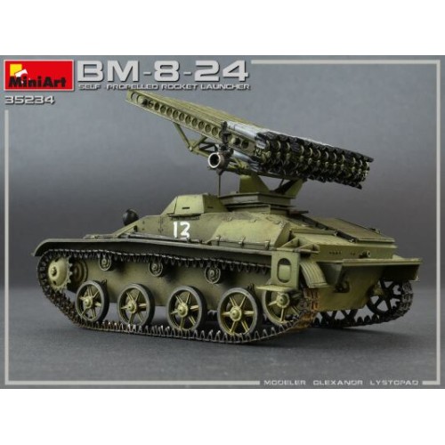 Бронетехника и артиллерия Самоходная Ракетная Установка "БМ-8-24" 1:35