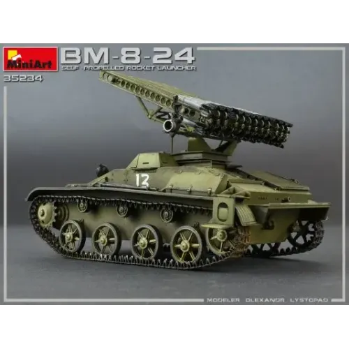 Бронетехника и артиллерия Самоходная Ракетная Установка "БМ-8-24" 1:35