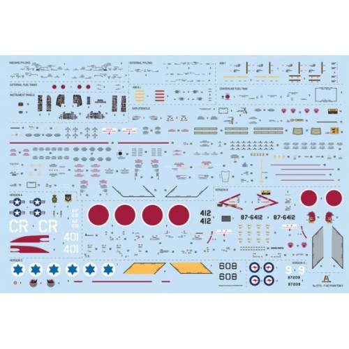 Сборная модель самолета Сборная модель 1:48 Самолет Ф-4E Фантом II Италери 2770 1:48