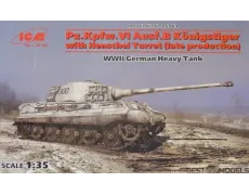 Збірна модель 1:35 Танк "Королівський Тигр" Pz.Kpfw.VI Ausf.B із башнею Henschel (пізнє виробництво) ICM 35363