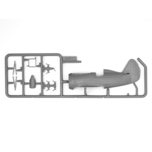 Сборная модель самолета Сборная модель 1:48 Самолет И-153 Люфтваффе с пилотами и наземным персоналом ICM 48094 1:48