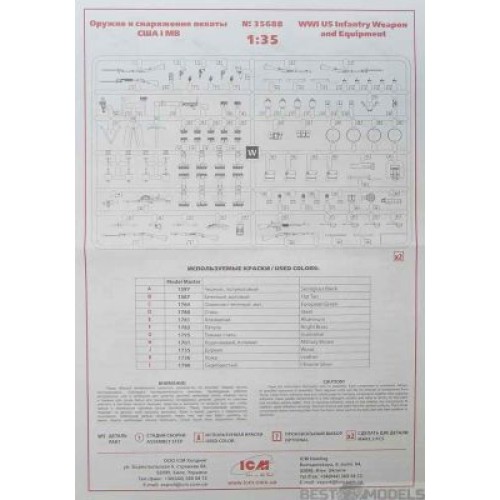 Фигуры и миниатюры Пехота США (1917 г.)