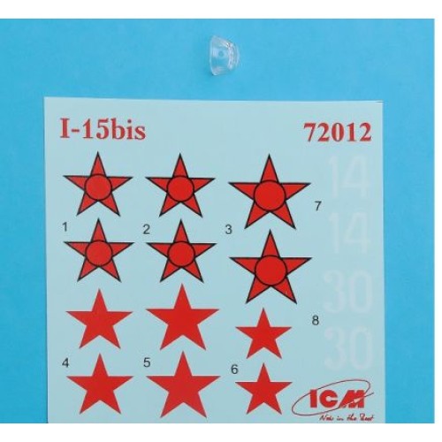 Сборная модель самолета I-15 Bis 1:72