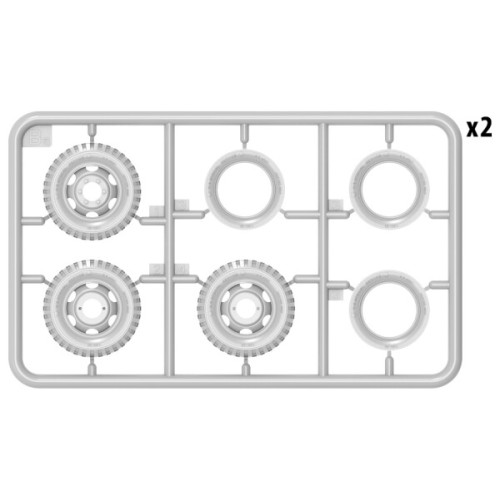 Авто-мото Збірна модель 1:35 Вантажний автомобіль з металевим кузовом G7107 та екіпажем 1,5 т 4x4 MiniArt 35383