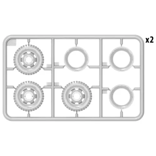 Авто-мото Збірна модель 1:35 Вантажний автомобіль з металевим кузовом G7107 та екіпажем 1,5 т 4x4 MiniArt 35383