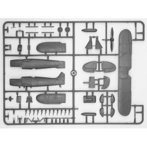 Сборная модель самолета Сборные модели бипланов 1930-1940-х годов (Не-51A-1, Ki-10-II, U-2:Po-2VS) 1:72