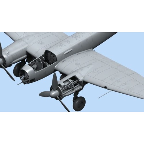 Сборная модель самолета Немецкий бомбардировщик Ju 88A-14 1:48