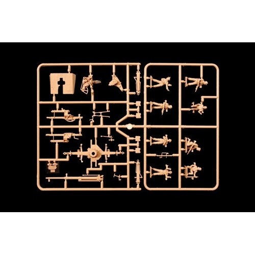 Бронетехника и артиллерия Германское 88-миллиметровое зенитное орудие Flack 37 с расчетом