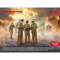 Сборная модель 1:35 Фигуры Штаб Монтгомери ICM 35617