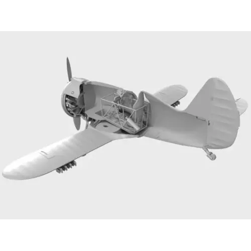 Сборная модель самолета Сборная модель 1:32 Советский истребитель Поликарпов I-153 "Чайка", ICM32010 1:32