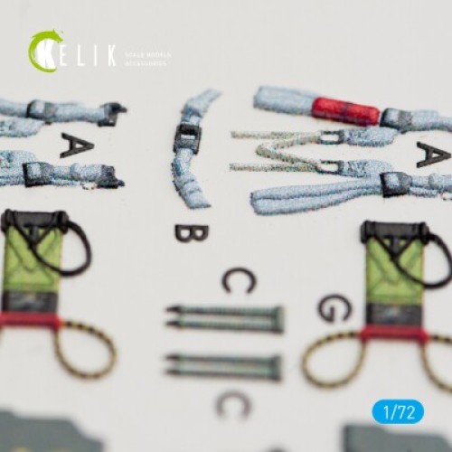 Декали F-4C "Phantom II" 3D декаль интерьер для комплекта FineMolds 1:72 КЕЛИК K72007