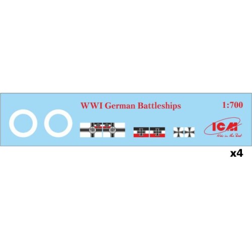 Флот Збірна модель 1:700 Набір "Сталевий кулак Кайзера" ICMS021