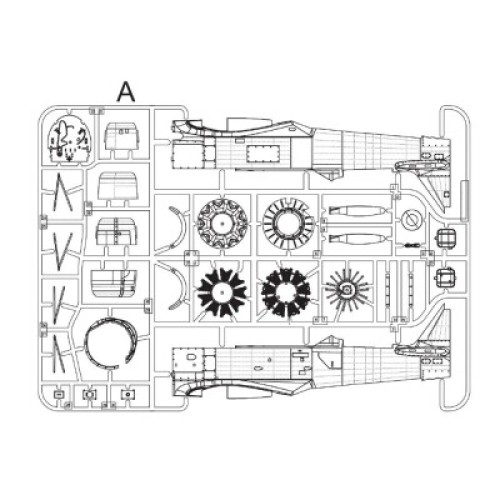 Сборная модель самолета Сборная модель 1:32 Учебный самолёт T-6 Texan Harvard II Зими KH32002 1:32
