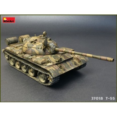 Бронетехника и артиллерия Средний танк Т-55 образца 1963 г. с интерьером