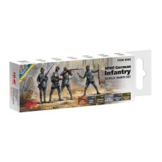 Набор акриловых красок для немецкой пехоты (Первой мировой войны) ICM3044