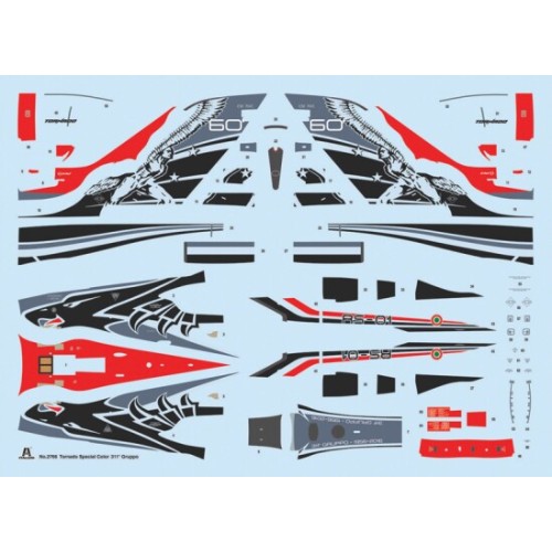 Сборная модель самолета Сборная модель 1:48 Самолет Panavia Tornado IDS 311 GV RSV Italeri 2766 1:48