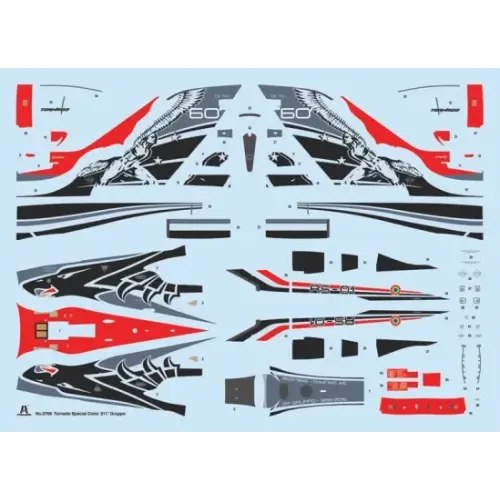 Сборная модель самолета Сборная модель 1:48 Самолет Panavia Tornado IDS 311 GV RSV Italeri 2766 1:48