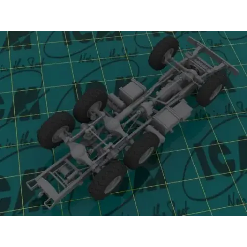 Авто-мото Военный грузовик КамАЗ 4310 (ICM 35001)