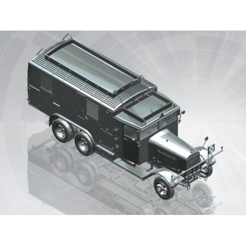 Бронетехника и артиллерия ICM35467 Henschel 33 D1 Kfz.72 WWII German radio communication truck
