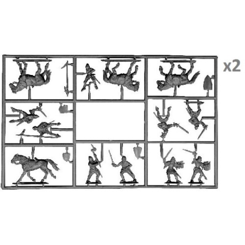 Будівлі та елементи Збірна модель 1:72 Набір Штурм середньовічної фортеці MiniArt 72033