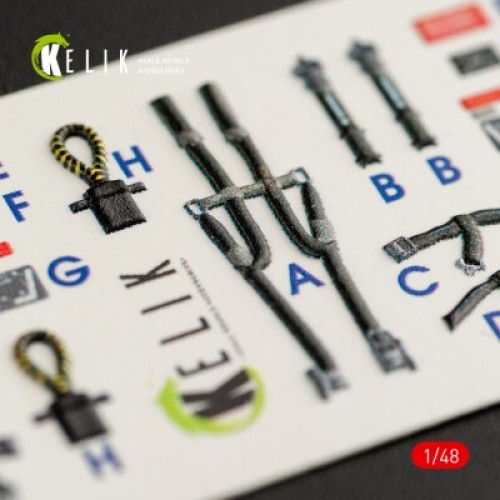 Декали F-14D Tomcat 3D декаль интерьер для комплекта Tamiya 1:48 КЕЛИК K48063