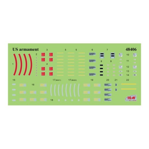 Збірна модель літака Збірна модель 1:48 Літак B-26K Counter Invader, (війна у В'єтнамі) ICM 48279 1:48