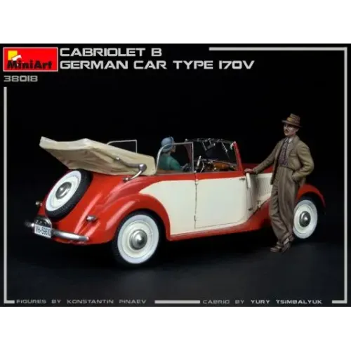 Авто-мото Сборная модель 1:35 Немецкий автомобиль Кабриолет “Б” тип 170Б Миниарт 38018