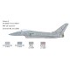 Збірна модель літака Збірна модель 1:72 літак EUROFIGHTER EFA RAF Italeri 1457 1:72