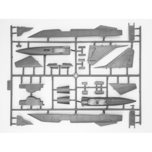 Збірна модель літака Збірна модель 1:72 Винищувач МіГ-31 Foxhound ICM 72151 1:72