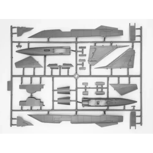 Сборная модель самолета Сборная модель 1:72 Истребитель МиГ-31 Foxhound ICM 72151 1:72