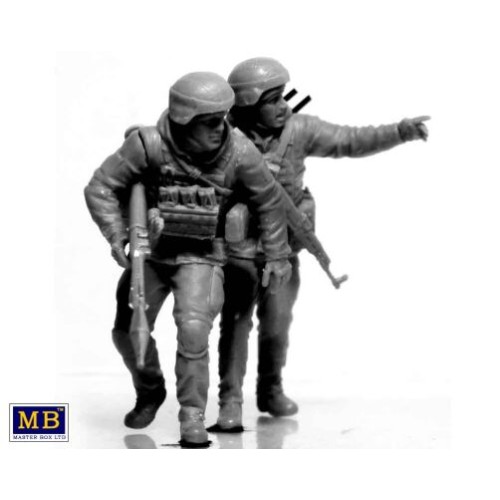 Фігури та мініатюри Збірна модель 1:35 Фігури Полк Азов, Оборона Маріуполя, березень 2022 р. МастерБокс 35224