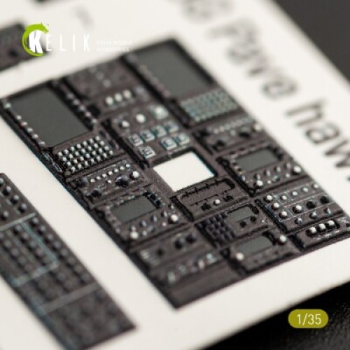 Декалі HH-60G Pave Hawk 3D декаль інтер'єр для комплекту Kitty Hawk 1:35 KELIK K35017