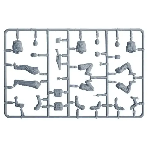 Авто-мото Збірна модель 1:35 Вантажний автомобіль з металевим кузовом G7107 та екіпажем 1,5 т 4x4 MiniArt 35383
