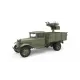 Бронетехника и артиллерия Военный 1,5 тонный грузовик с пулеметом "M-4 Maxim" AA 1:35
